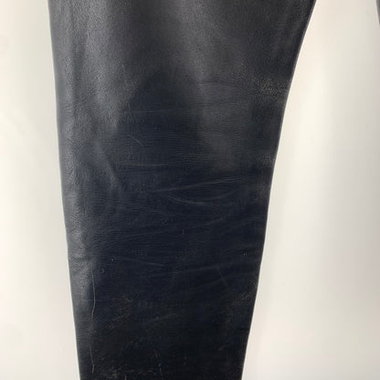 【中古品】【メンズ】 AERO LEATHER エアロ レザー LEATHER PANTS レザー パンツ ライダース パンツ ボトムス 古着 156-260220-mh-10-fuz サイズ：不明 カラー：ブラック 万代Net店