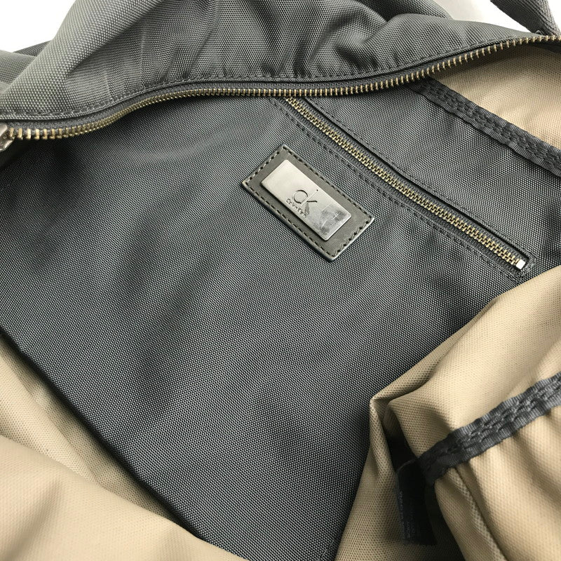 【中古品】 CALVIN KLEIN カルバン・クライン 2WAY BAG GRAY バッグ ※スレ・キズ・汚れ・一部生地剥がれ・ショルダー欠品 カバン 188-260731-io-31-fuzh 万代Net店