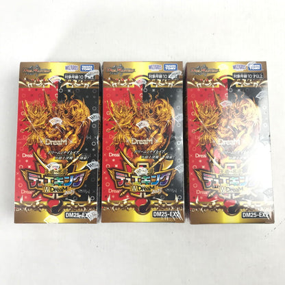 【未使用品】 デュエル・マスターズTCG 王道vs邪道 デュエキングWDreaM 2025　BOX×3 081-251021-MO-05-fuz 万代Net店