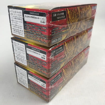 【未使用品】 デュエル・マスターズTCG 王道vs邪道 デュエキングWDreaM 2025　BOX×3 081-251021-MO-05-fuz 万代Net店