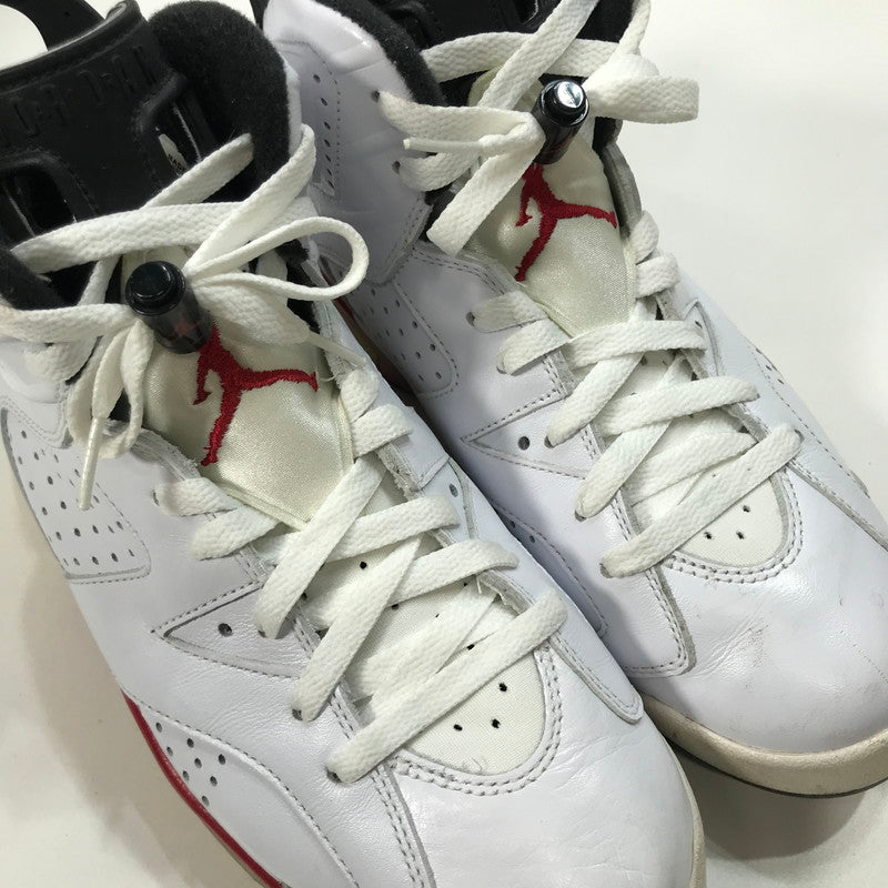 【中古品】【メンズ】 NIKE ナイキ 384664-102 AIR JORDAN 6 RETRO ”BULLS"(2010)" エアジョーダン 6 レトロ ビーユーライトエス スニーカー 靴 160-251021-mh-04-fuz サイズ：26.5 カラー：ホワイト 万代Net店