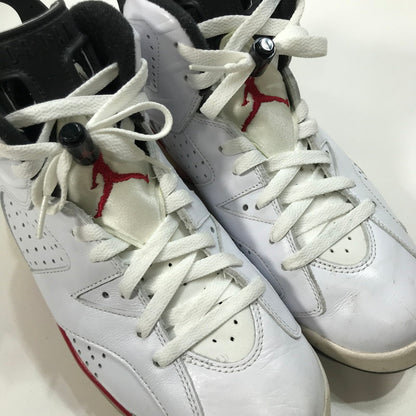 【中古品】【メンズ】 NIKE ナイキ 384664-102 AIR JORDAN 6 RETRO ”BULLS"(2010)" エアジョーダン 6 レトロ ビーユーライトエス スニーカー 靴 160-251021-mh-04-fuz サイズ：26.5 カラー：ホワイト 万代Net店