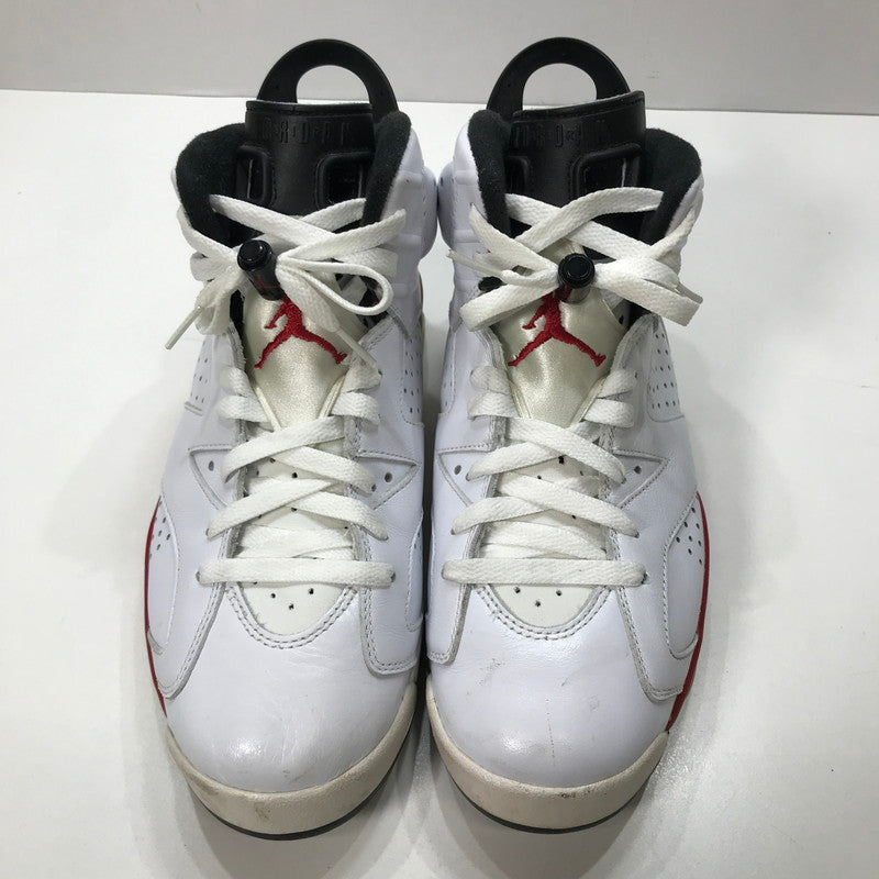 【中古品】【メンズ】 NIKE ナイキ 384664-102 AIR JORDAN 6 RETRO ”BULLS"(2010)" エアジョーダン 6 レトロ ビーユーライトエス スニーカー 靴 160-251021-mh-04-fuz サイズ：26.5 カラー：ホワイト 万代Net店