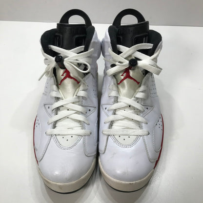 【中古品】【メンズ】 NIKE ナイキ 384664-102 AIR JORDAN 6 RETRO ”BULLS"(2010)" エアジョーダン 6 レトロ ビーユーライトエス スニーカー 靴 160-251021-mh-04-fuz サイズ：26.5 カラー：ホワイト 万代Net店