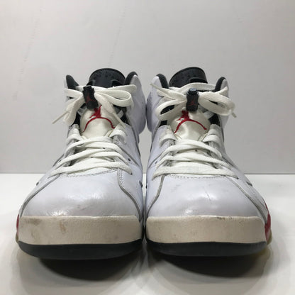 【中古品】【メンズ】 NIKE ナイキ 384664-102 AIR JORDAN 6 RETRO ”BULLS"(2010)" エアジョーダン 6 レトロ ビーユーライトエス スニーカー 靴 160-251021-mh-04-fuz サイズ：26.5 カラー：ホワイト 万代Net店