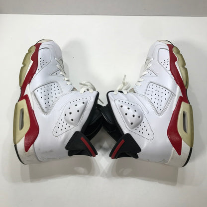 【中古品】【メンズ】 NIKE ナイキ 384664-102 AIR JORDAN 6 RETRO ”BULLS"(2010)" エアジョーダン 6 レトロ ビーユーライトエス スニーカー 靴 160-251021-mh-04-fuz サイズ：26.5 カラー：ホワイト 万代Net店