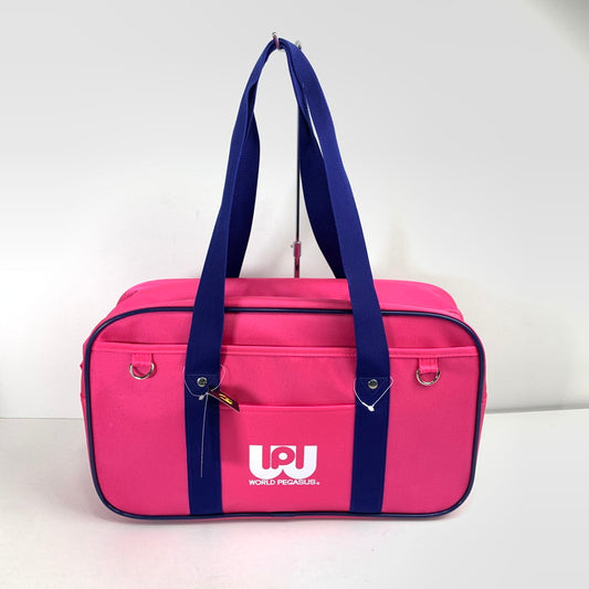 【中古美品】【レディース】 ワールドペガサス WORLD PEGASUS スクールバッグ スクバ タグ付き 188-260319-ky-19-fuzh カラー：ピンク 万代Net店