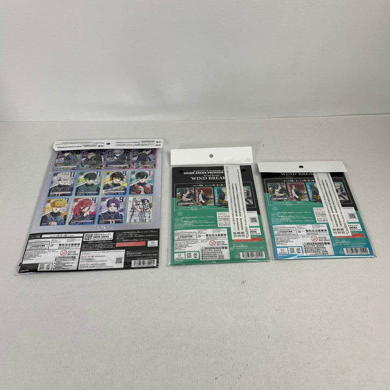 【未使用品】 UNION ARENA プレミアムカードセット WIND BREAKER×2/NEW CARD SELECTION ブルーロック -EPISODE 凪- 081-251029-ky-22-fuz 万代Net店