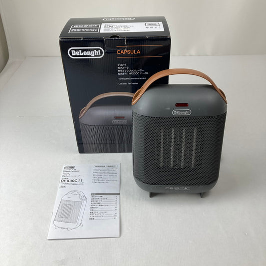 【中古品】 Delonghi HFX30C11 カプスーラ セラミックファンヒーター デロンギ 099-251219-io-12-fuz 万代Net店