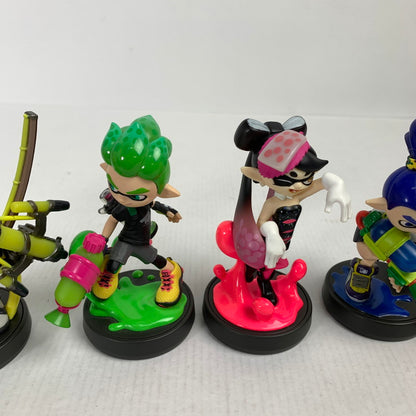 【中古品】 任天堂 amiiboセット スプラトゥーン シリーズ イカ ガール　ボーイ シオカラーズ ホタル 他 023-251029-ky-08-fuz 万代Net店
