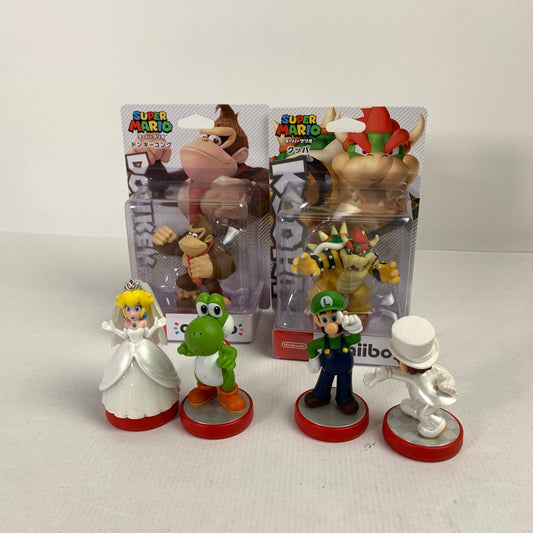 【中古品】 任天堂 amiiboセット スーパーマリオ シリーズ 一部箱付き マリオ ルイージ ヨッシー クッパ 他 023-251029-ky-12-fuz 万代Net店