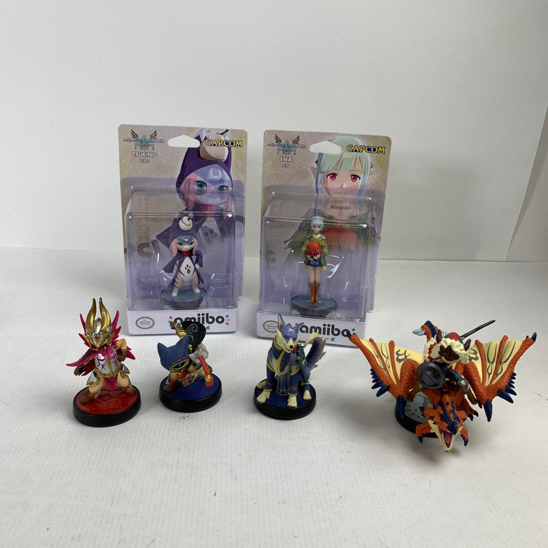 【中古品】 任天堂 amiiboセット モンスターハンター シリーズ 一部箱付き ガルク　アイルー 他 023-251029-ky-11-fuz 万代Net店