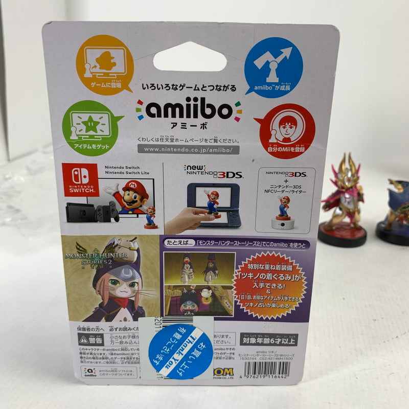 【中古品】 任天堂 amiiboセット モンスターハンター シリーズ 一部箱付き ガルク　アイルー 他 023-251029-ky-11-fuz 万代Net店