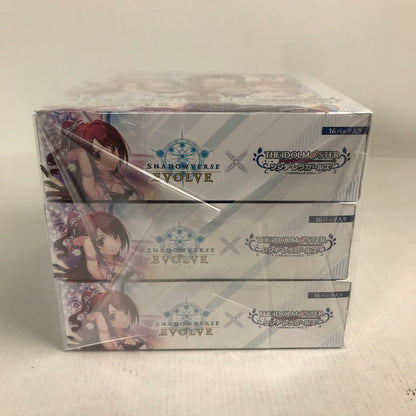 【未使用品】 Shadowverse EVOLVE コラボパック 「アイドルマスター シンデレラガールズ」3BOX 081-251029-ky-03-fuz 万代Net店