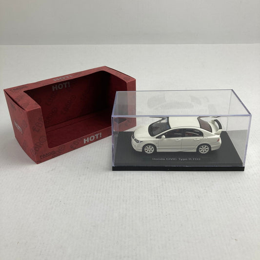 【中古品】 完備品 ホンダ シビック タイプR FD2 ホワイト (1 43 ダイキャスト 44293) 完成品 車 おもちゃ ※クリアケースにスレあり・箱に傷みあり 061-260721-io-74-fuzh 万代Net店