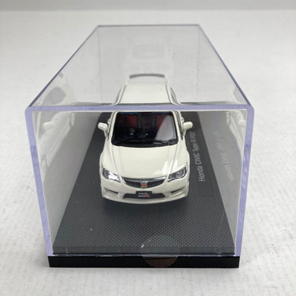 【中古品】 完備品 ホンダ シビック タイプR FD2 ホワイト (1 43 ダイキャスト 44293) 完成品 車 おもちゃ ※クリアケースにスレあり・箱に傷みあり 061-260721-io-74-fuzh 万代Net店