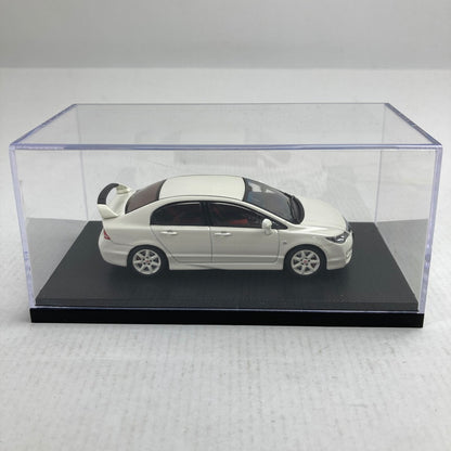 【中古品】 完備品 ホンダ シビック タイプR FD2 ホワイト (1 43 ダイキャスト 44293) 完成品 車 おもちゃ ※クリアケースにスレあり・箱に傷みあり 061-260721-io-74-fuzh 万代Net店