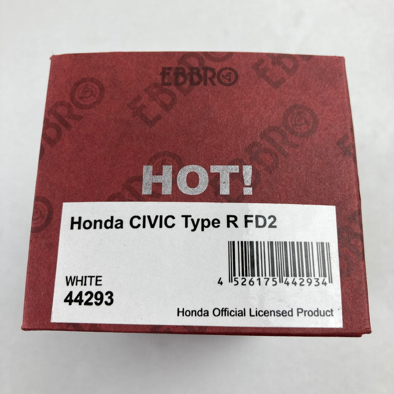 【中古品】 完備品 ホンダ シビック タイプR FD2 ホワイト (1 43 ダイキャスト 44293) 完成品 車 おもちゃ ※クリアケースにスレあり・箱に傷みあり 061-260721-io-74-fuzh 万代Net店
