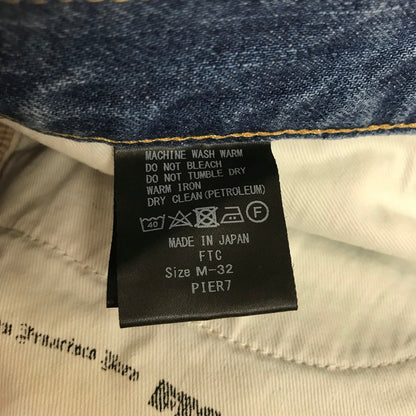 【中古品】【メンズ】 FTC エフティーシー PIER7-RELAX FIT ”MID WASH" ピアセブン リラックス フィット ボトムス デニム ジーンズ パンツ 古着 153-251024-mh-08-fuz サイズ：32 カラー：インディゴ 万代Net店