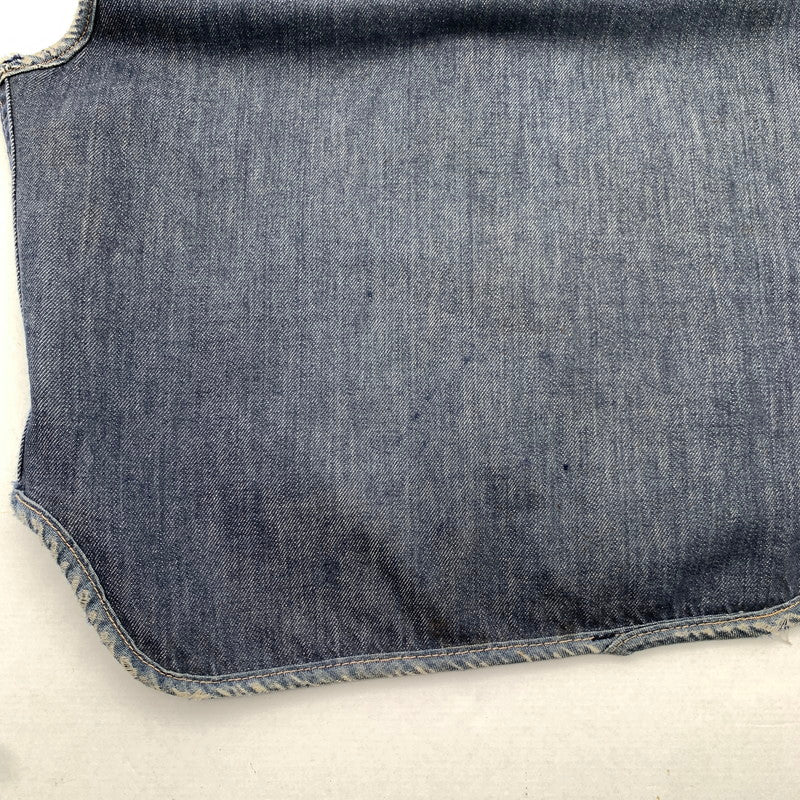 【中古品】【メンズ】 70s ROEBUCKS ローバックス デニムベスト 70年代 裏ボアベスト ブランド 古着 145-260628-gm-16-fuz サイズ：M カラー：ブルー 万代Net店