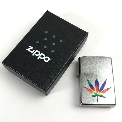 【中古品】 ZIPPO オイルライター 喫煙具 シルバー ガンジャ 23年製 箱付属 ライター 206-260206-io-07-fuz 万代Net店