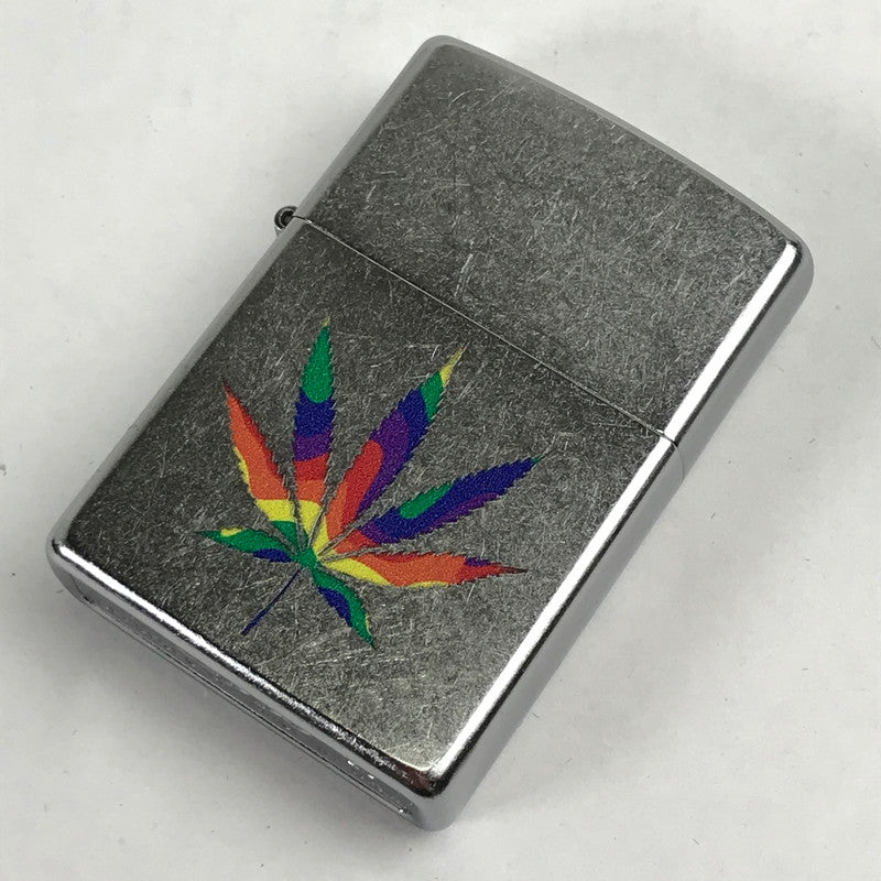 【中古品】 ZIPPO オイルライター 喫煙具 シルバー ガンジャ 23年製 箱付属 ライター 206-260206-io-07-fuz 万代Net店