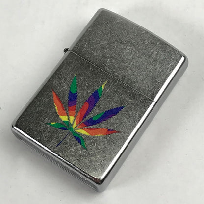 【中古品】 ZIPPO オイルライター 喫煙具 シルバー ガンジャ 23年製 箱付属 ライター 206-260206-io-07-fuz 万代Net店