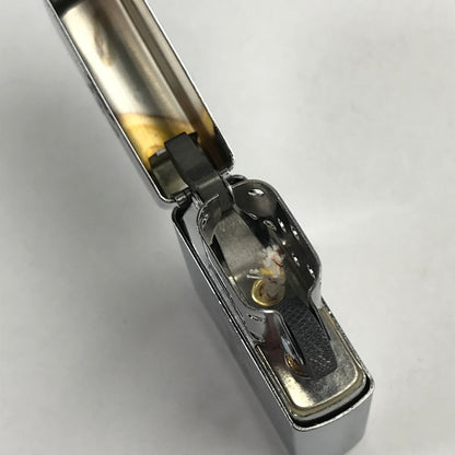 【中古品】 ZIPPO オイルライター 喫煙具 23年製 シルバー 痛風寸前 箱付属 ライター 206-260206-io-04-fuz 万代Net店