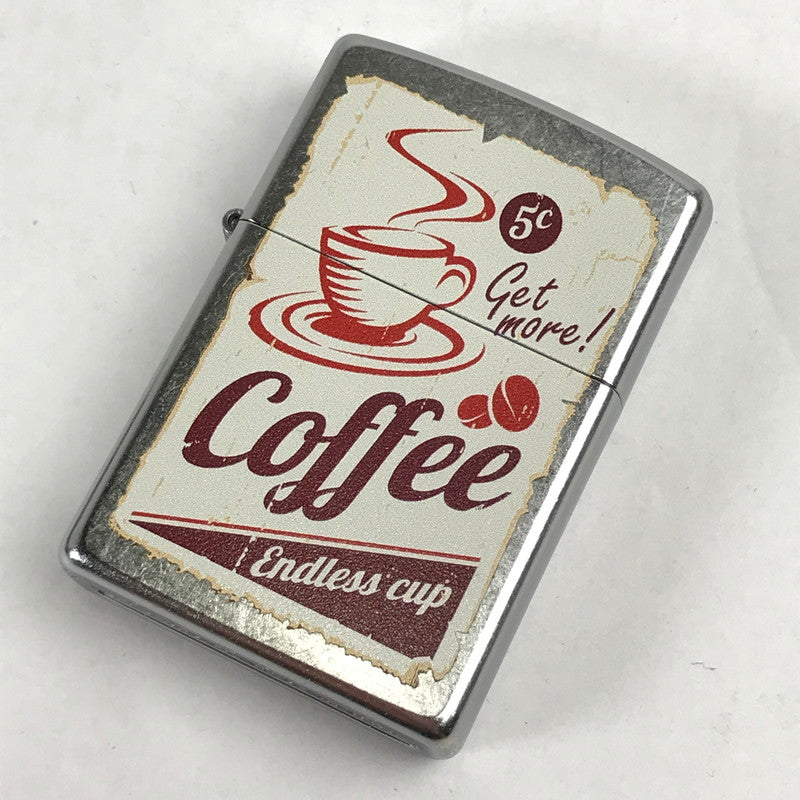 【中古品】 ZIPPO オイルライター 喫煙具 COFFEE 23年製 箱付属 シルバー ライター 206-260206-io-03-fuz 万代Net店