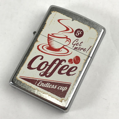 【中古品】 ZIPPO オイルライター 喫煙具 COFFEE 23年製 箱付属 シルバー ライター 206-260206-io-03-fuz 万代Net店