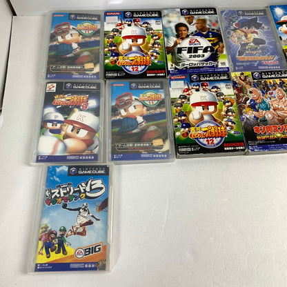 【現状渡し品】 ゲームキューブ 本体 コントローラー ソフト19本セット 　パワプロ ナルト キン肉マン 他 023-251029-ky-37-fuz 万代Net店