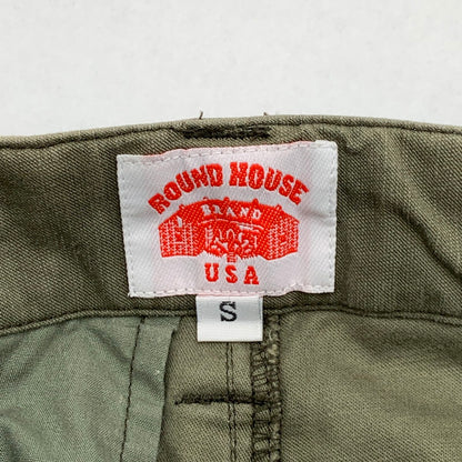 【中古品】【メンズ】 ROUND HOUSE ラウンドハウス ペインタ―パンツ ボトムス ブランド 古着 156-260411-gm-43-fuz サイズ：S カラー：カーキ 万代Net店