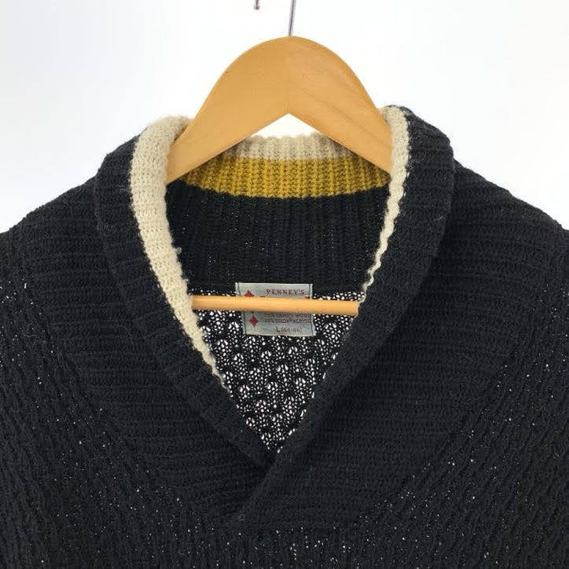 【中古品】【メンズ】 PENNEYS TOWNCRAFT ペニーズ タウンクラフト ニット 145-260204-rn-13-fuz サイズ：L カラー：ブラック 万代Net店