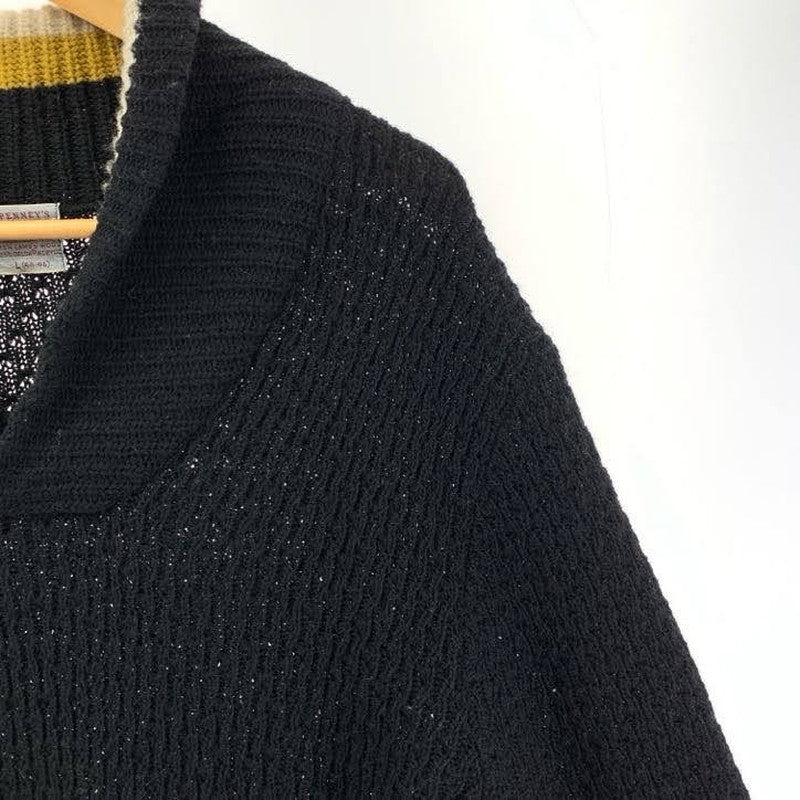 【中古品】【メンズ】 PENNEYS TOWNCRAFT ペニーズ タウンクラフト ニット 145-260204-rn-13-fuz サイズ：L カラー：ブラック 万代Net店