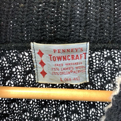 【中古品】【メンズ】 PENNEYS TOWNCRAFT ペニーズ タウンクラフト ニット 145-260204-rn-13-fuz サイズ：L カラー：ブラック 万代Net店