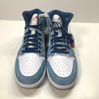 【中古美品】【メンズ】 NIKE NIKE ナイキ DN3706-401 AIR JORDAN 1 MID SE ”WHITE HYPER ROYAL RED" エアジョーダン 1 ホワイト ハイパー ロイヤル レッド スニーカー シューズ 靴 160-251030-mh-06-fuz サイズ：32 カラー：ホワイト ブルー 万代Net店