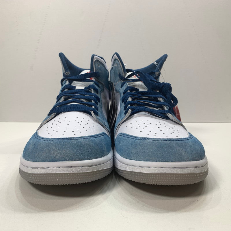 【中古美品】【メンズ】 NIKE NIKE ナイキ DN3706-401 AIR JORDAN 1 MID SE ”WHITE HYPER ROYAL RED" エアジョーダン 1 ホワイト ハイパー ロイヤル レッド スニーカー シューズ 靴 160-251030-mh-06-fuz サイズ：32 カラー：ホワイト ブルー 万代Net店