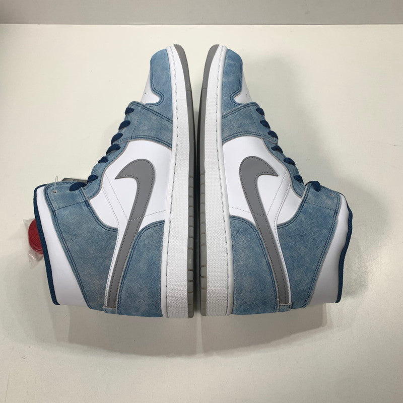 【中古美品】【メンズ】 NIKE NIKE ナイキ DN3706-401 AIR JORDAN 1 MID SE ”WHITE HYPER ROYAL RED" エアジョーダン 1 ホワイト ハイパー ロイヤル レッド スニーカー シューズ 靴 160-251030-mh-06-fuz サイズ：32 カラー：ホワイト ブルー 万代Net店