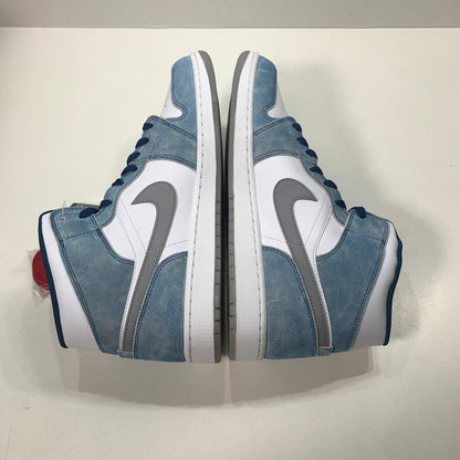 【中古美品】【メンズ】 NIKE NIKE ナイキ DN3706-401 AIR JORDAN 1 MID SE ”WHITE HYPER ROYAL RED" エアジョーダン 1 ホワイト ハイパー ロイヤル レッド スニーカー シューズ 靴 160-251030-mh-06-fuz サイズ：32 カラー：ホワイト ブルー 万代Net店