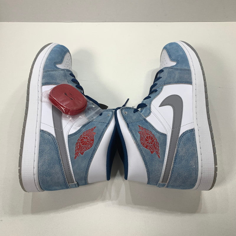 【中古美品】【メンズ】 NIKE NIKE ナイキ DN3706-401 AIR JORDAN 1 MID SE ”WHITE HYPER ROYAL RED" エアジョーダン 1 ホワイト ハイパー ロイヤル レッド スニーカー シューズ 靴 160-251030-mh-06-fuz サイズ：32 カラー：ホワイト ブルー 万代Net店