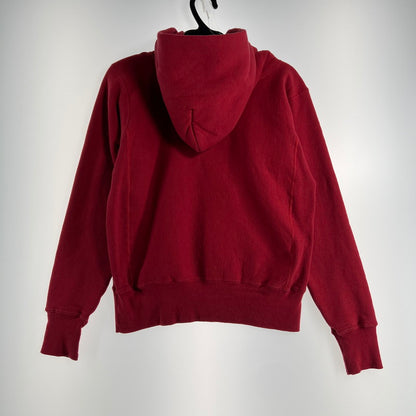 【中古品】【メンズ】 CHAMPION チャンピョン REVERSEWEAVE HOODIE フーディー パーカー カラーRED 赤タグ USA製 SIZE:S 148-260802-ky-09-fuzh 万代Net店