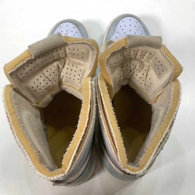 【中古品】【メンズ】 NIKE ナイキ DQ5091-041 AIR JORDAN 1 ZOOM CMFT "CELESTINE BLUE" エアジョーダン 1 ズーム セレスティン ブルー スニーカー シューズ 靴 160-251030-mh-05-fuz サイズ：27 カラー：ブルー ホワイト 万代Net店