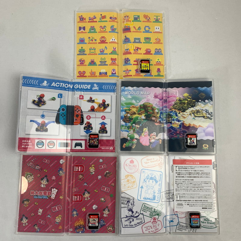 【中古品】 PlayStation5 Nintendo Switch プレイステーション5 ニンテンドー スイッチ ソフト 7本 まとめ スーパーマリオ 桃鉄 など 023-251031-mh-01-fuz 万代Net店