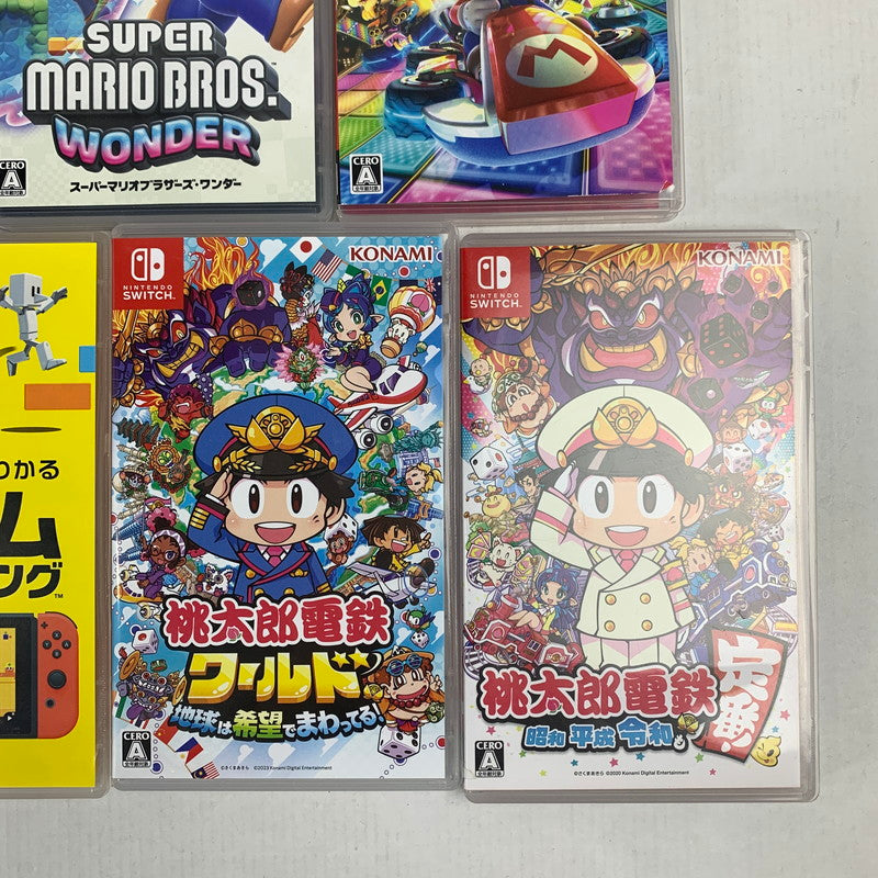 【中古品】 PlayStation5 Nintendo Switch プレイステーション5 ニンテンドー スイッチ ソフト 7本 まとめ スーパーマリオ 桃鉄 など 023-251031-mh-01-fuz 万代Net店