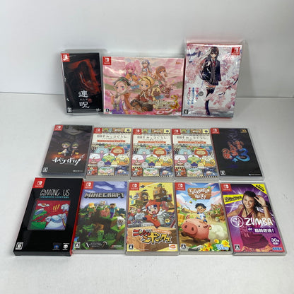 【中古品】 Nintendo Switch ニンテンドー スイッチ ソフト 13本 まとめ マインクラフト すみっコぐらし など 029-251031-mh-03-fuz 万代Net店
