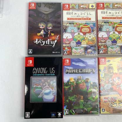 【中古品】 Nintendo Switch ニンテンドー スイッチ ソフト 13本 まとめ マインクラフト すみっコぐらし など 029-251031-mh-03-fuz 万代Net店