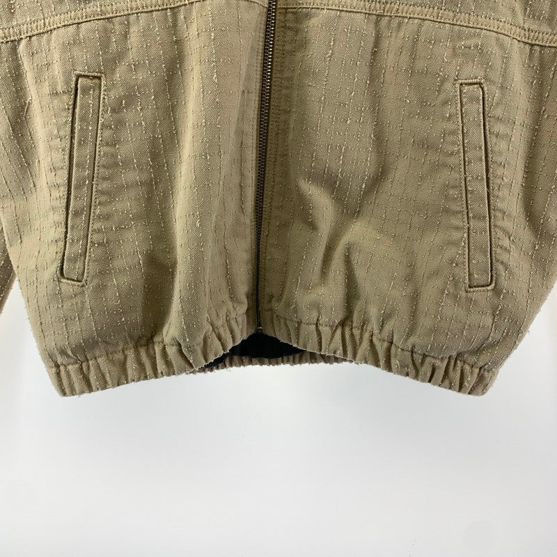 【中古品】【メンズ】 STUSSY ステューシー WORK JACKET CANVAS NEEDLE PUNCH ワーク ジャケット キャンバス ニードル パンチ ジャケット コート アウター 古着 142-251104-mh-06-fuz サイズ：M カラー：ベージュ 万代Net店