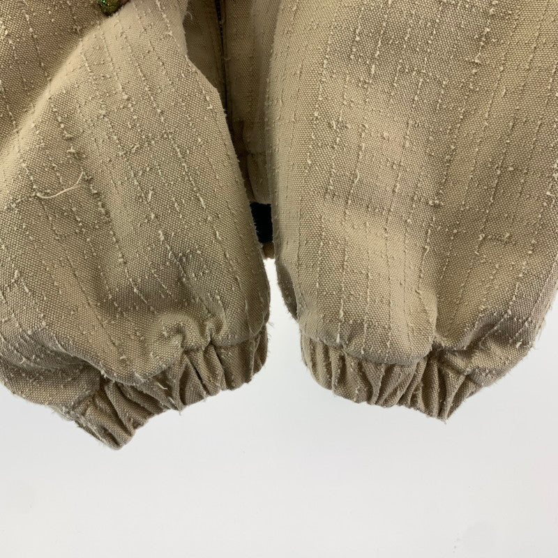 【中古品】【メンズ】 STUSSY ステューシー WORK JACKET CANVAS NEEDLE PUNCH ワーク ジャケット キャンバス ニードル パンチ ジャケット コート アウター 古着 142-251104-mh-06-fuz サイズ：M カラー：ベージュ 万代Net店