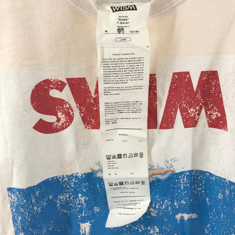 【中古品】【メンズ】 DOUBLET×WISM ダブレット ウィズム SAME T-SHIRT Tシャツ Lサイズ 140-251101-io-05-fuz 万代Net店