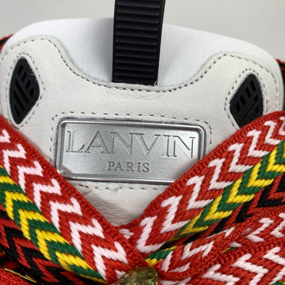 【中古美品】【メンズ】 LANVIN ランバン FM-SKRK11-DRAG-A20 CURB SNEAKERS カーブ スニーカー シューズ 靴 183-251104-mh-03-fuz サイズ：41 カラー：ホワイト 万代Net店